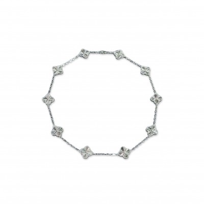 VAN CLEEF ARPELS VINTAGE ALHAMBRA NECKLACE 10 MOTIFS